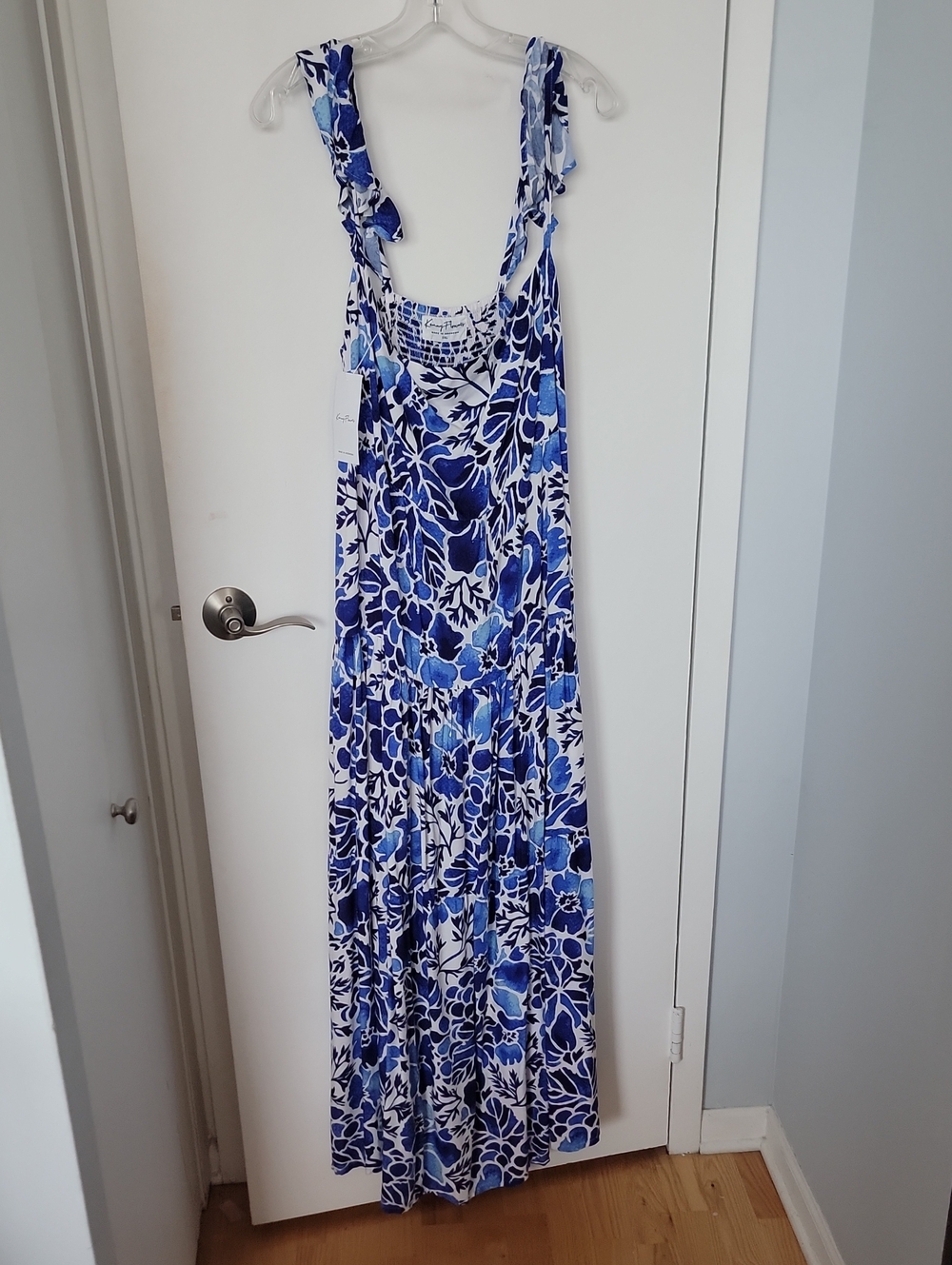 Kenny Flowers Blue Floral Maxi Dress